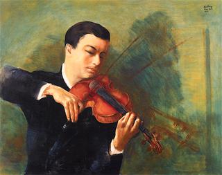 Portrait of the Violinist Milstein