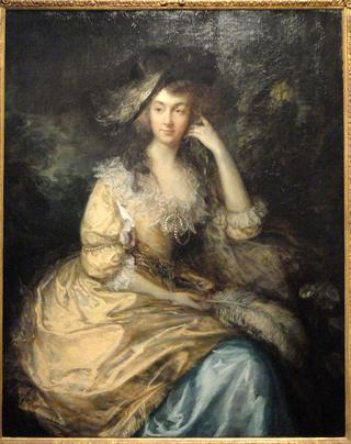 邓斯坦维尔夫人弗朗西斯·苏珊娜的肖像
