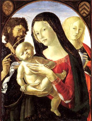 Madonna and Child with Saint John the Baptisit and Saint Mary Magdalene