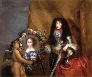 Philippe of France with his favourite daughter Marie Louise