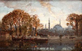 Vue du Bosphore, Constantinople