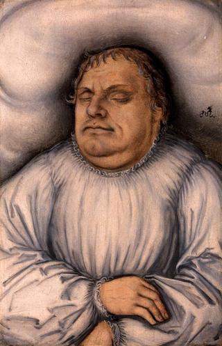 Portrait of Martin Luther on his Deathbed