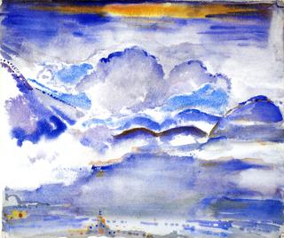 库夫斯坦的云和山脉