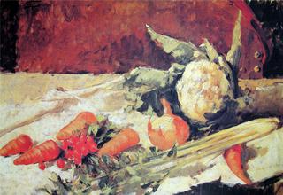 Still life with carrots