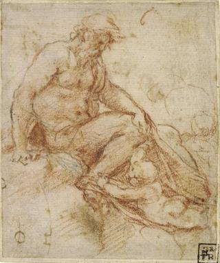 Study of a Man with a Putto