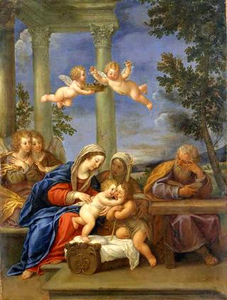 The Holy Family with St Elisabeth and St John the Baptist
