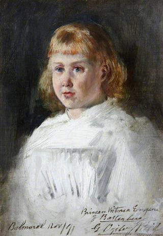 Sketch of Princess Victoria Eugenie of Battenberg