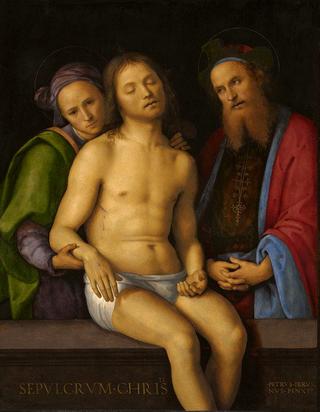 Dead Christ with Joseph of Arimathea and Nicodemus