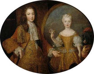 Louis XV and Infanta Mariana Victoria of Spain