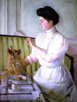 Lady at the Tea Table