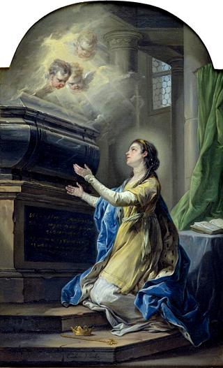 Sainte Clotilde at the Tomb of St Martin