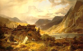 Landscape in the Norwegian Mountains
