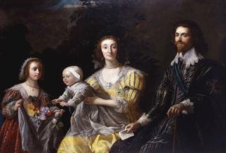乔治·维莱尔，白金汉公爵一世（1592-1628）及其家人