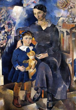 L.Ya的肖像，里巴科娃和女儿
