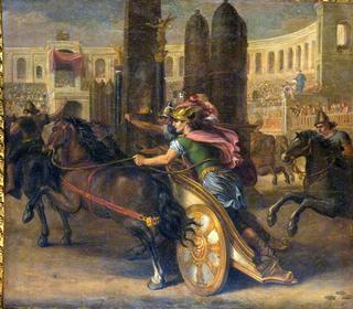 Salon of Venus - Augustus Directing the Circus Games