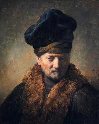 Bust of an Old Man in a Fur Cap