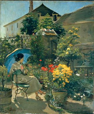 The Artist's Sister in her Garden