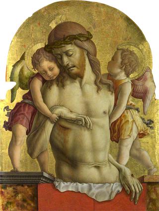 The Dead Christ Supported by Two Angels