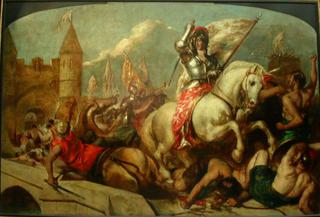 Jeanne d'Arc Leaving Orleans
