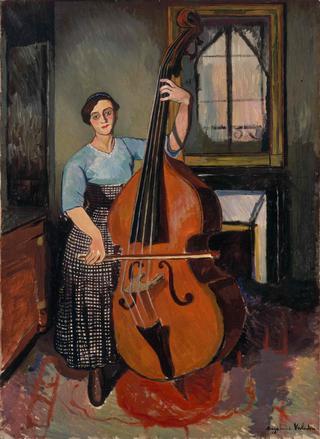 Woman with a Double Bass