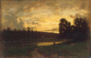 Landscape with a Sunset