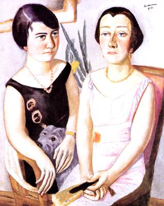Double Portrait of Frau Swarzenski and Carola Netter