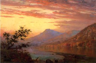 Sunset, Adirondack Lake