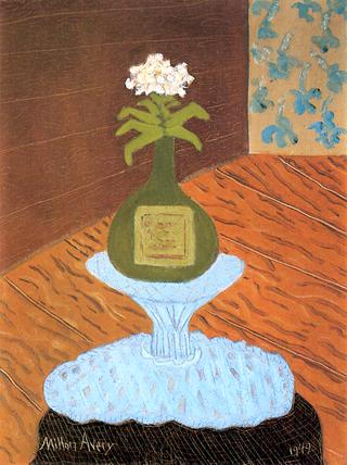 Still Life with Green Glass Vase