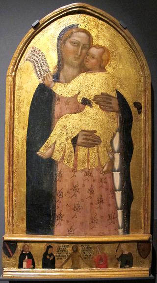 Madonna and Child (predella for an altarpiece)