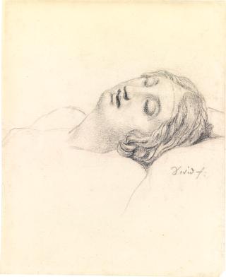 Study of the Head of a Sleeping Woman
