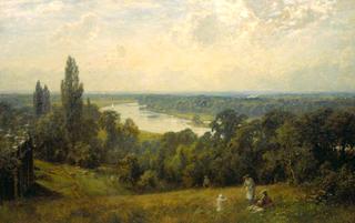 The Thames from Richmond Hill, London