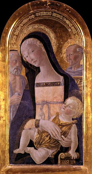 Madonna and Child Between Saint Jerome and Saint Bernardino