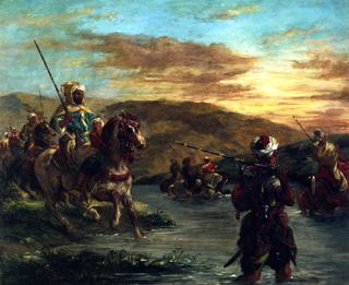 摩洛哥军队渡河