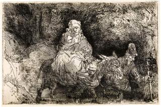 The Flight into Egypt:  Crossing the Brook