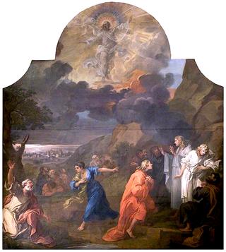 圣玛丽·雷德克里夫的祭坛画：升天（三联画，中幅）