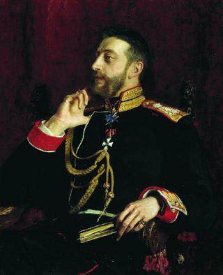 诗人康斯坦丁·康斯坦丁诺维奇·罗曼诺夫大王子画像