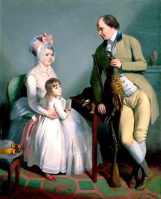 Mr and Mrs John Custance of Norwich and Their Daughter Frances