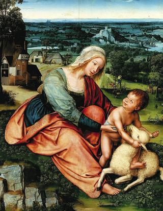 圣母子与羔羊