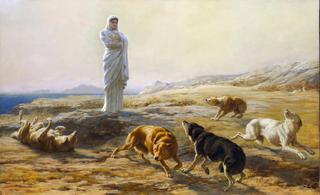 雅典娜和牧民的狗