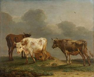 Four Cows in the Meadow