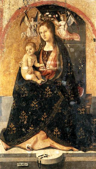 Madonna and Child (detail from San Gregorio Polypthych)