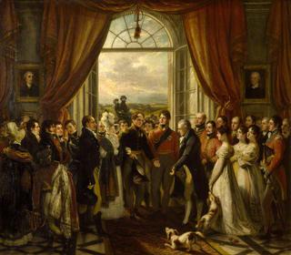1814年6月24日在佩特沃斯的盟国君主