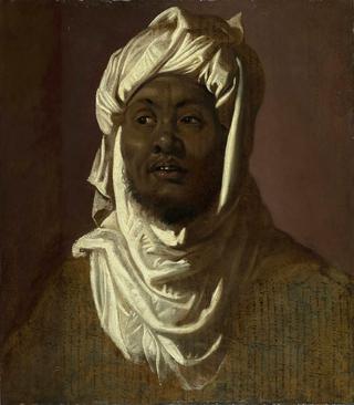 The Head of an African Man Wearing a Turban
