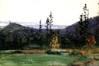 View of Lake Siljan from Garberg