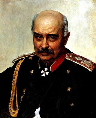 Portrait of general and statesman Mikhail Ivanovich Dragomirov.