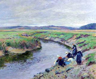 Laundresses by the River