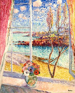 Open Window with Small Vase