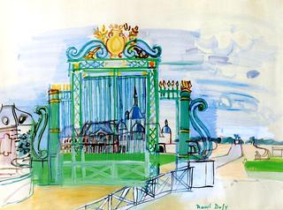 Chantilly, the Château Gate