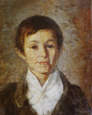 米柳科夫童年时期的肖像