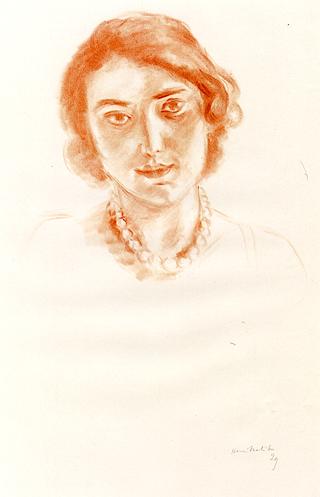 Woman with Pearl Necklace
